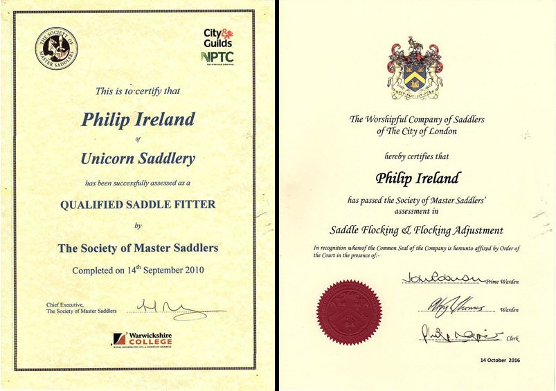 Philip Ireland Qualified Saddle Fitter